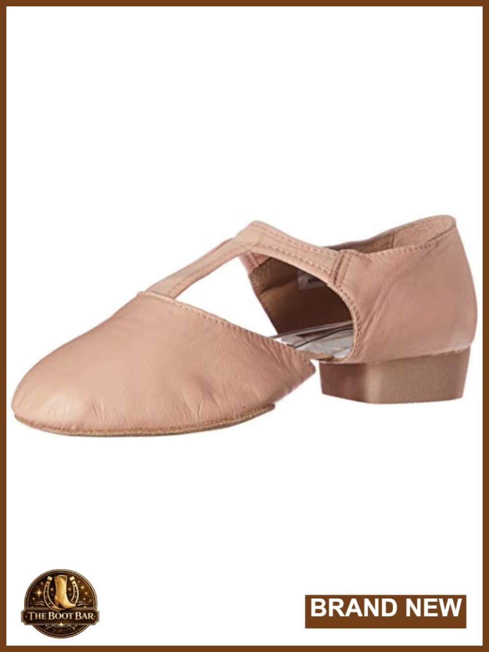 Elastosplit Grecian Dance Teaching Shoes Suede T-Strap